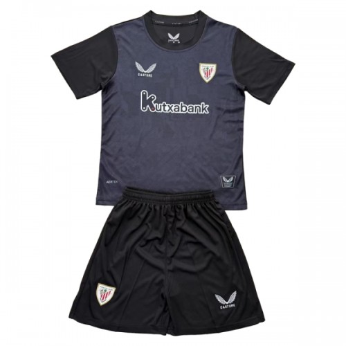 Fotballtrøye Athletic Bilbao Keeper 2025-26 Kortermet Svart - Barn(+ Shorts) Fotballtrøye Athletic Bilbao Keeper 2025-26 Kortermet Svart - Barn(+ Shorts)